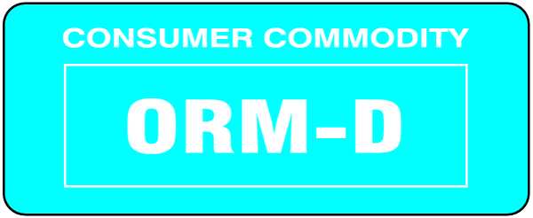 Label, ORM-D-Air, PK500