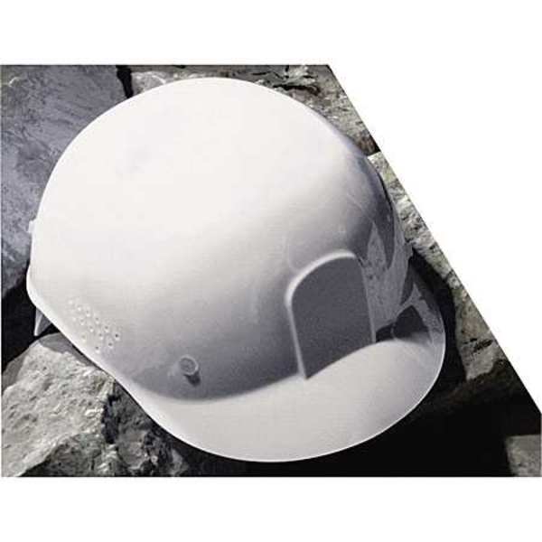 Bump Cap, Baseball, White, 6-7/8 to 7-5/8