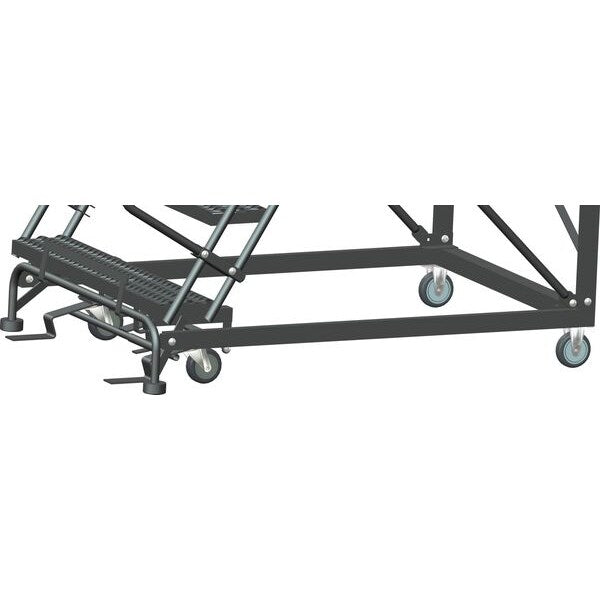 Roll Work Platform, Steel, Single, 40 In.H