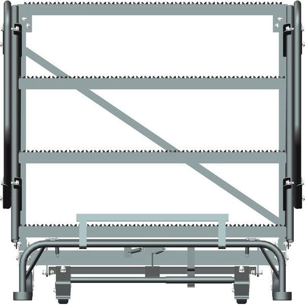 Roll Work Platform, Steel, Single, 40 In.H