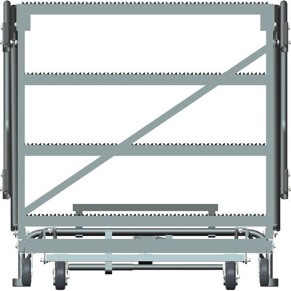 Roll Work Platform, Steel, Single, 40 In.H