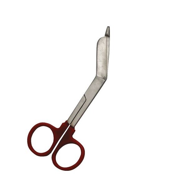 Colorband Scissor, 5-1/2 In. L, Red, Steel