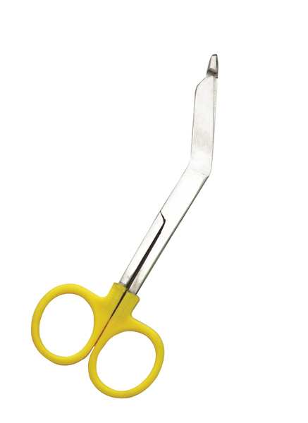 Colorband Scissor, 5-1/2 In. L, Yllow, Stel