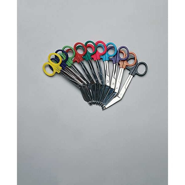 Colorband Scissor, 5-1/2 In. L, Red, Steel