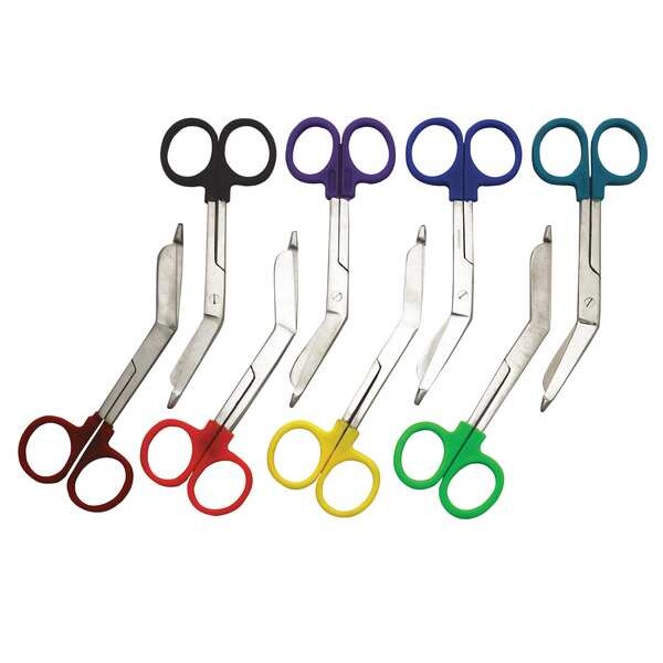 Colorband Scissor, 5-1/2 In. L, Red, Steel