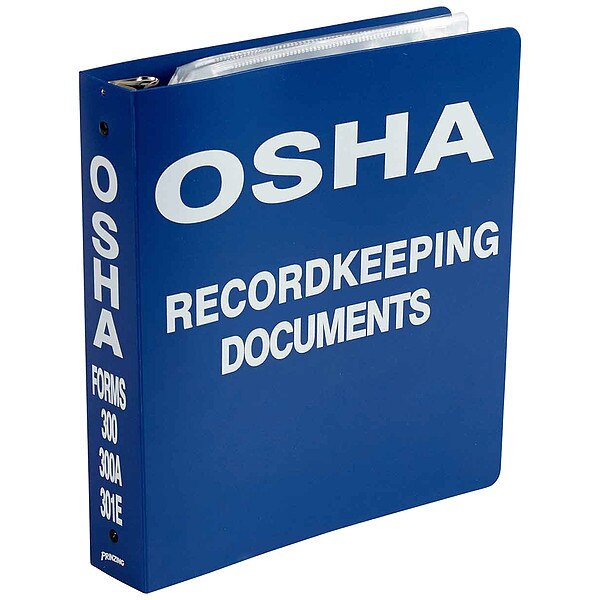 Binder, OSHA Record Keeping Documents