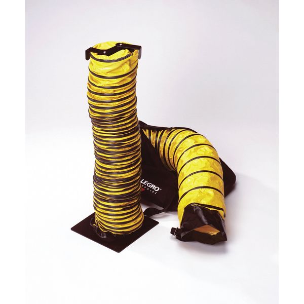 Blower Ducting, 25 ft., Black/Yellow