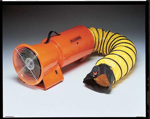 Blower Ducting, 25 ft., Black/Yellow