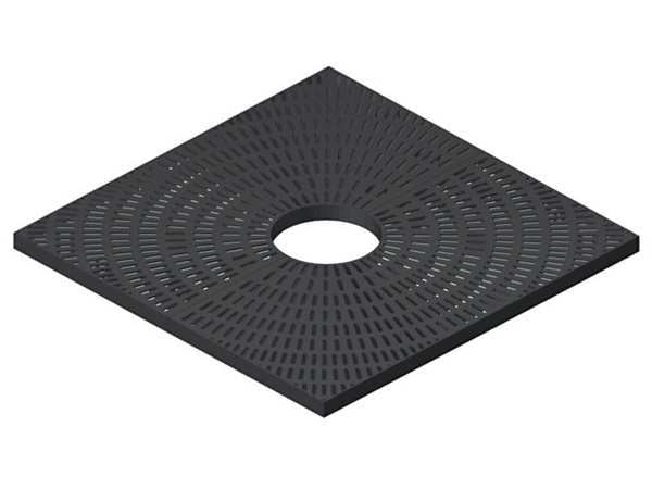 Tree Grate, Round, Recycled Plastic, 5 ft.