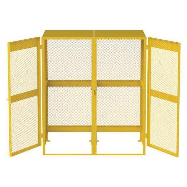 Gas Cylinder Cabinet, 64x40, Steel