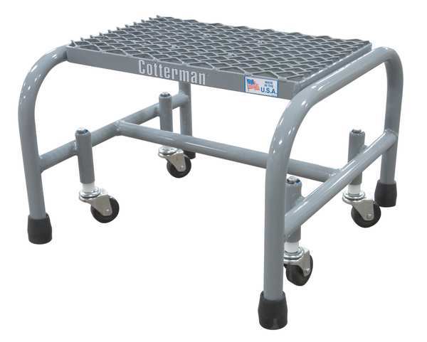 12 in H Steel Rolling Platform, 1 Steps