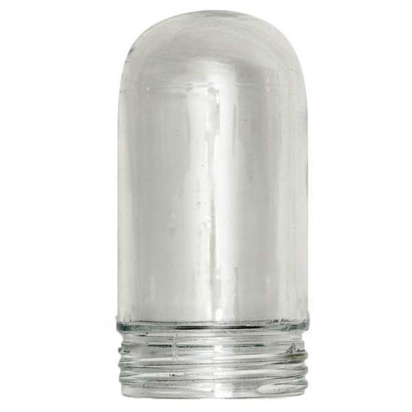 Glass Globe, Coated, 6-3/4 x 3-1/4 In