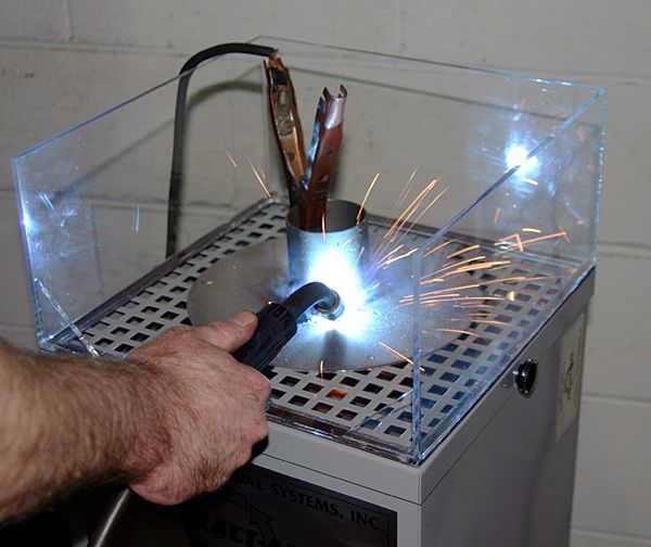 Portable Down Draft Collector