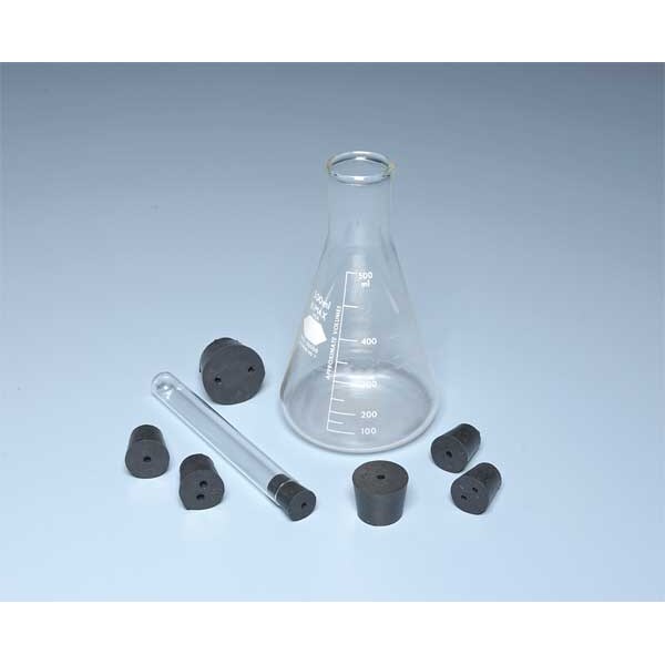 Stopper Assortment, Black, Natural Rubber