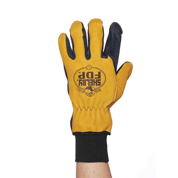 Firefighters Gloves, M, Pigskin Lthr, PR