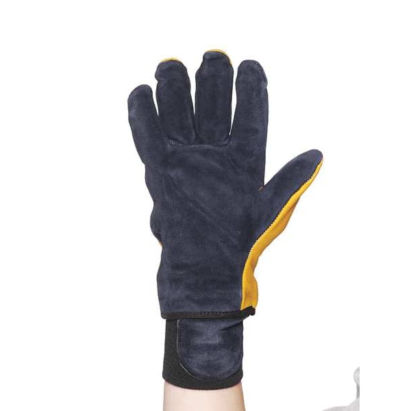 Firefighters Gloves, S, Pigskin Lthr, PR