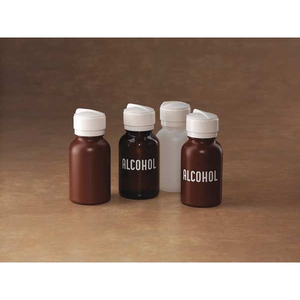 Wide Mouth Bottle, 8 oz., Swing Lid