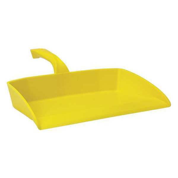 Hand Held Dust Pan, Yellow, Polypropylene