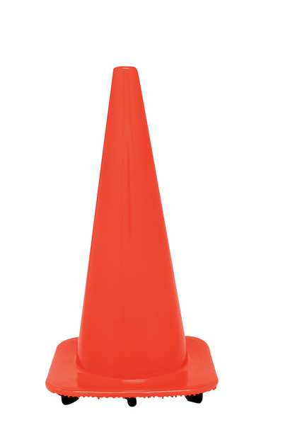 Vertical Mount Cone Holder, Steel, 12 in H, 5 1/2 in W, Black
