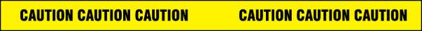 Barricade Tape, Yellow/Black, 500 ft x 3In