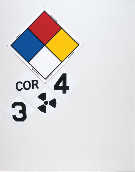 NFPA Sign Kit, 15 in Height, 15 in Width, Diamond