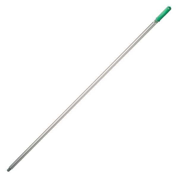 Squeegee Handle, Aluminum, Silvr, Grn, 58 in