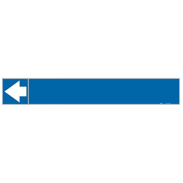 Pipe Marker, Blank, 2 In.H, 73946