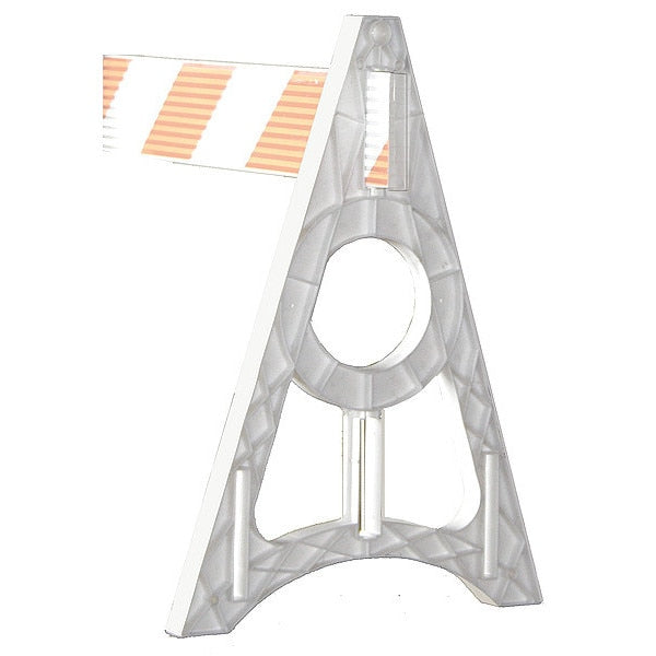 Barricade Leg, Polymer, 40 1/2 in H, 29 in L, 2 in W, White