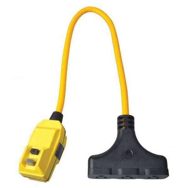 Plug-In GFCI with Cord, 25 ft., Outdoor