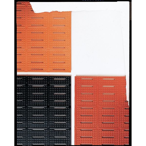 Slotted Antifatigue Mat 3 Ft W x 60 Ft L, 3/8 In