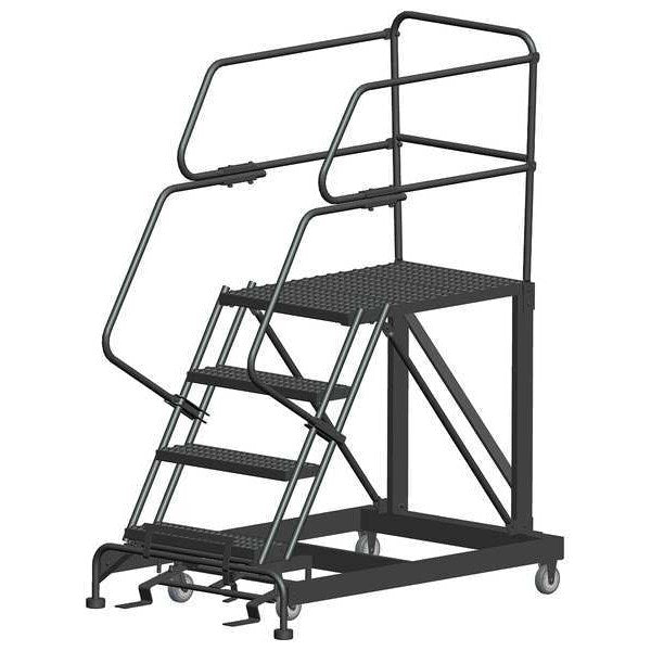 Roll Work Platform, Steel, Single, 40 In.H
