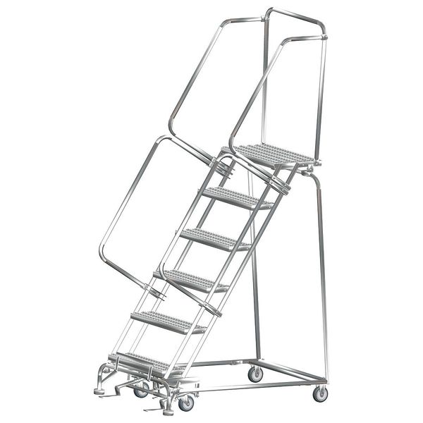 Lockstep Rolling Ladder, Steel, 60 in.H