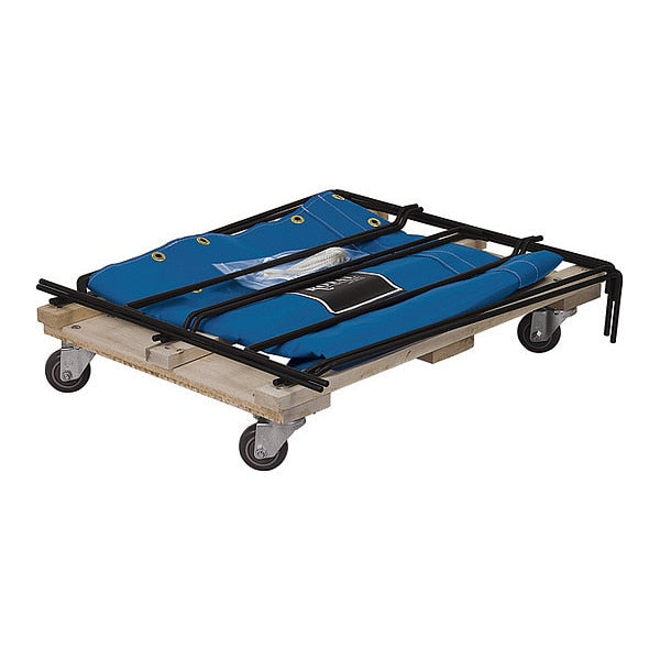 Knock Down Basket Truck, 12 Bu, Blue Vinyl