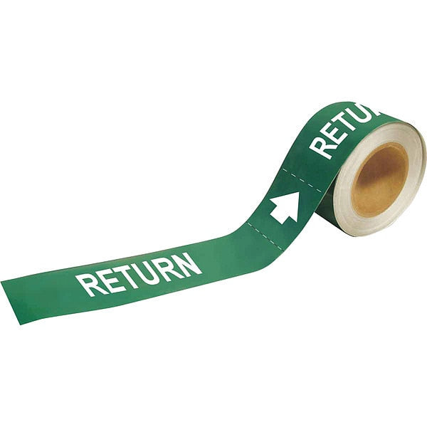 Pipe Marker, Return, 1 In.H, 20461