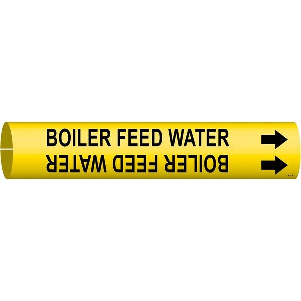 Pipe Mrkr, Boiler Feed Water, 3/4to1-3/8In