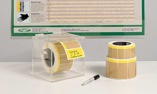Self-Laminating Label, 1x2 In., PK500, 6994W