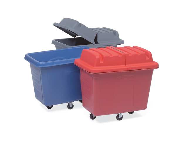 Cube Truck Lid, Black, Hinged