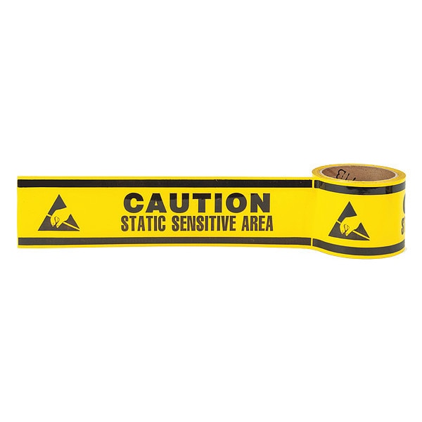 Aisle Marking Tape, Roll, 3In W, 108 ft. L
