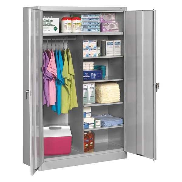 20/22 ga. ga. Carbon Steel Storage Cabinet, 48 in W, 78 in H, Stationary