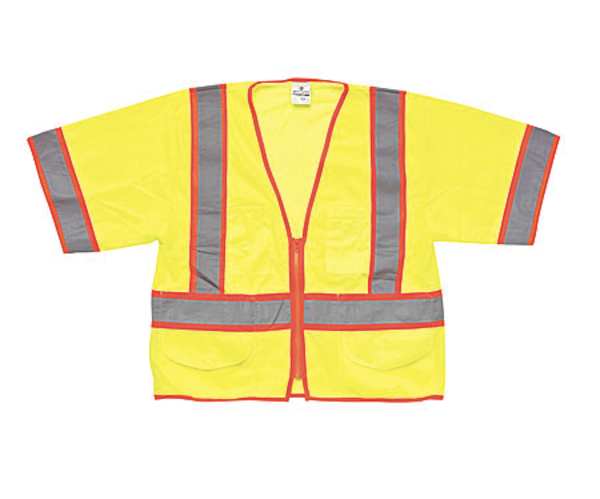 2XL Class 3 High Visibility Vest, Lime
