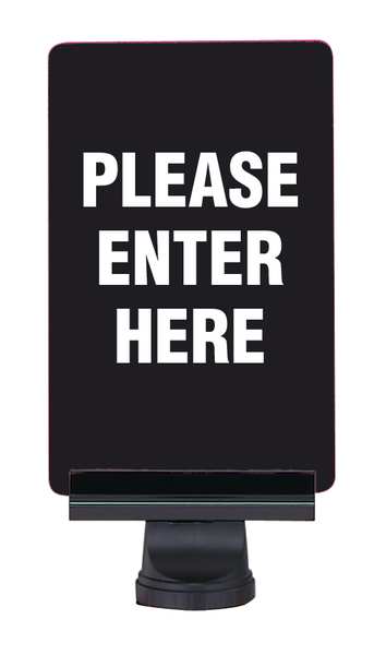 EXIT PLEASE DO NOT ENTER BLUE