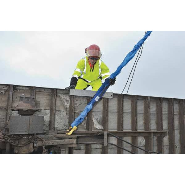 Hi-Viz Sweatshirt, Ylw/Blk, Polymide, 3XL, Length: 33 in