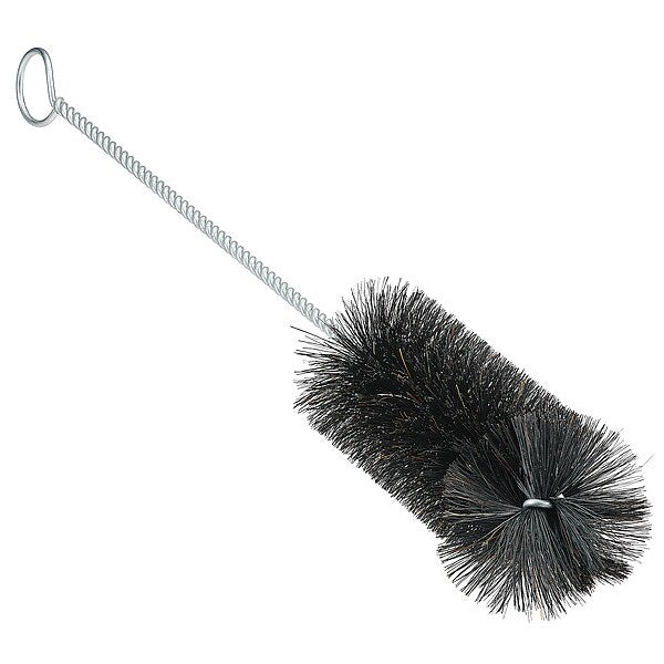Radial End Brush, 6 in L Brush, Black, 20 in L Overall