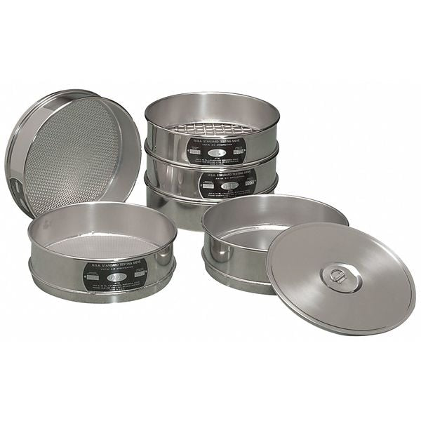 Sieve, #80, S/S, 8 In, Full Ht