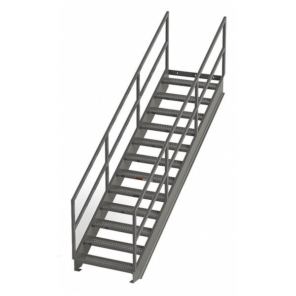 Industrial Stairway, 12 Steps, 91