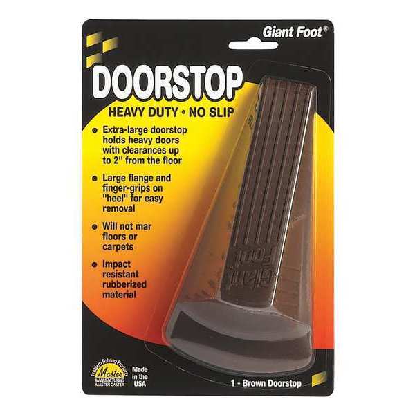 Door Wedge XL, Thermo Plastic, Brown, 2