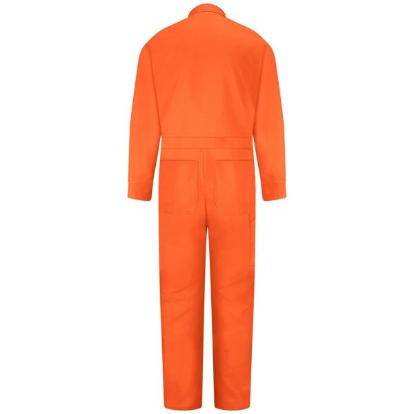 Coverall, Chest 42In., Orange