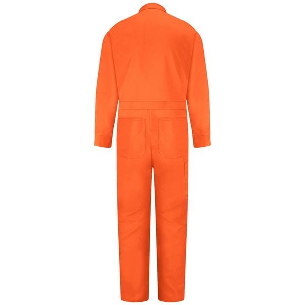 Coverall, Chest 50In., Orange