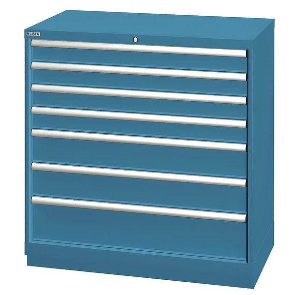 Modular Drawer Cabinet, Blue, Powdr Coated