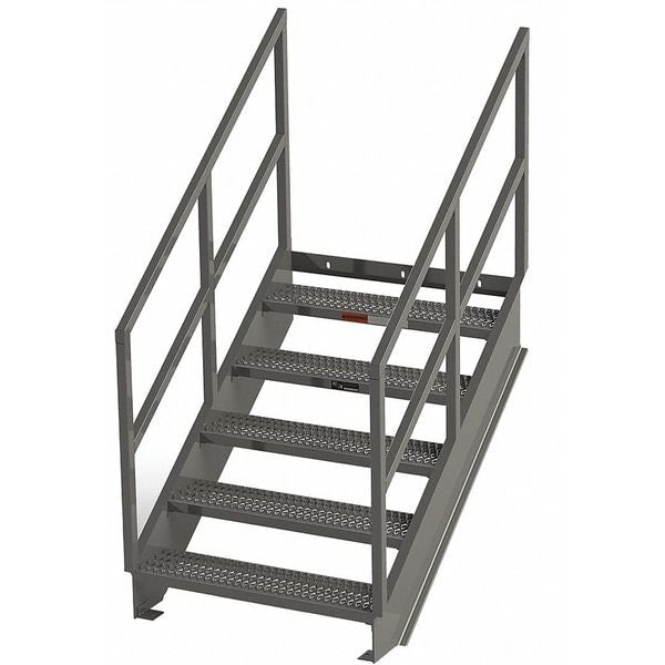 Industrial Stairway, 5 Steps, 42